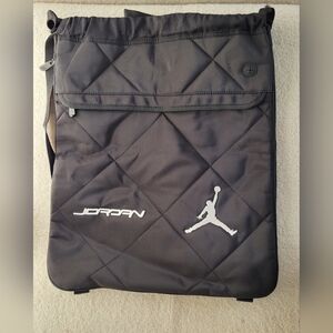Jordan Quilted Black Backpack